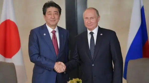 安倍元首相とプーチン大統領