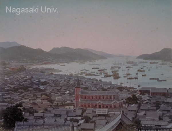 明治中期の長崎港