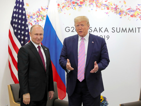 プーチン大統領とトランプ元大統領