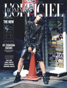 内田雅樂（UTA）がイタリアの老舗ファッション誌の表紙に登場